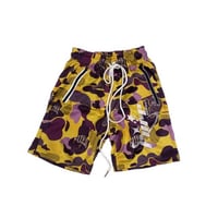 Camo shorts ( purple)