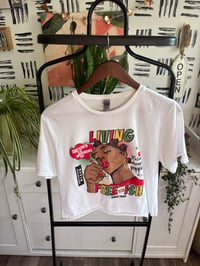 Blackish crop tee