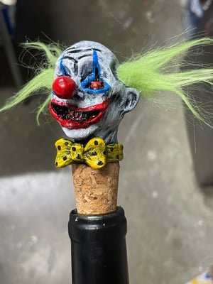 Image of Zombie Clown Wine Topper