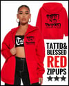 25% Off!!! Red Tattd&blessed Zipup!!!