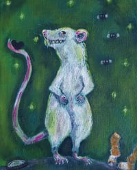 Image 1 of black heart rat