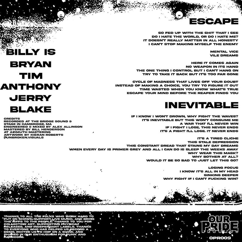 Billy - Escape/Inevitable