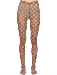 Brown Gorg Girl Stockings Size Large