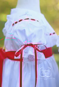 Image 6 of Christmas Holly Portrait Collar Dress
