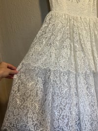 Image 8 of 1950s Tiered Lace Mini 