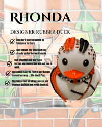 Image 1 of Ms. Elaine Designer Rubber Duck