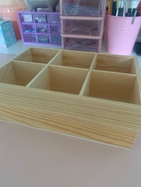 Image 1 of Wooden display tray - tall