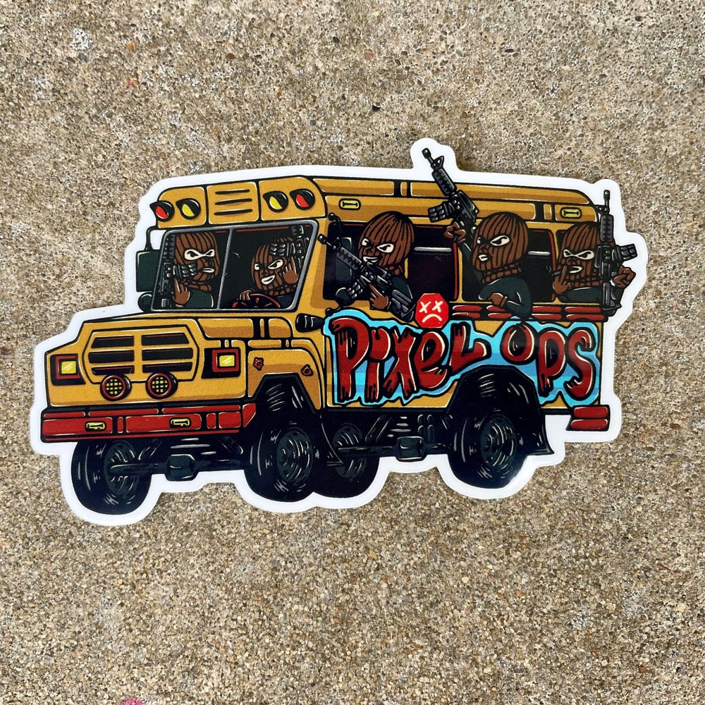 Short Bus Sticker