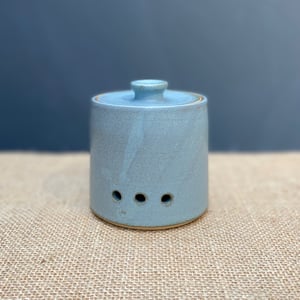 Image of Garlic jar - grey