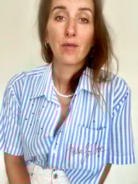 Image 6 of Chemise Crop "pause for love"