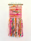Pink & Twisted. Woven Wall hanging.