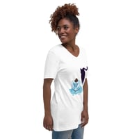 Image 2 of Shitty Kitty V-Neck T-Shirt