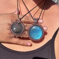 Image 5 of Velvet (Rainbow) Obsidian Sun & Moon 🌈☀️🌙