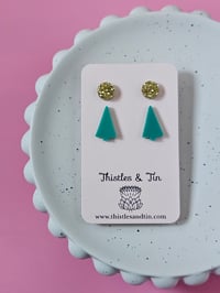 Image 10 of Acrylic Christmas Studs Twin Pack - SKU 426