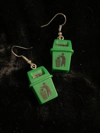 Image 2 of Recycle and Trash Earrings