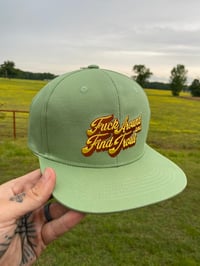 Image 1 of Limited Green Fuck Around Snap Back