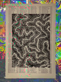 Image 2 of Original Lino Print - Brain Coral - London Roads