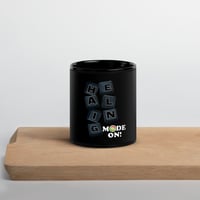 Image 1 of Home HEALING MODE Black Glossy Mug