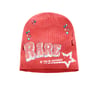 RARE RED RHINESTONES BEANIE