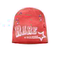 RARE RED RHINESTONES BEANIE