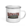 DadWagon Tuned + Tooned Enamel Mug