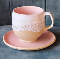 Image 5 of Tazas de desayuno  Blanco, Color y Oro