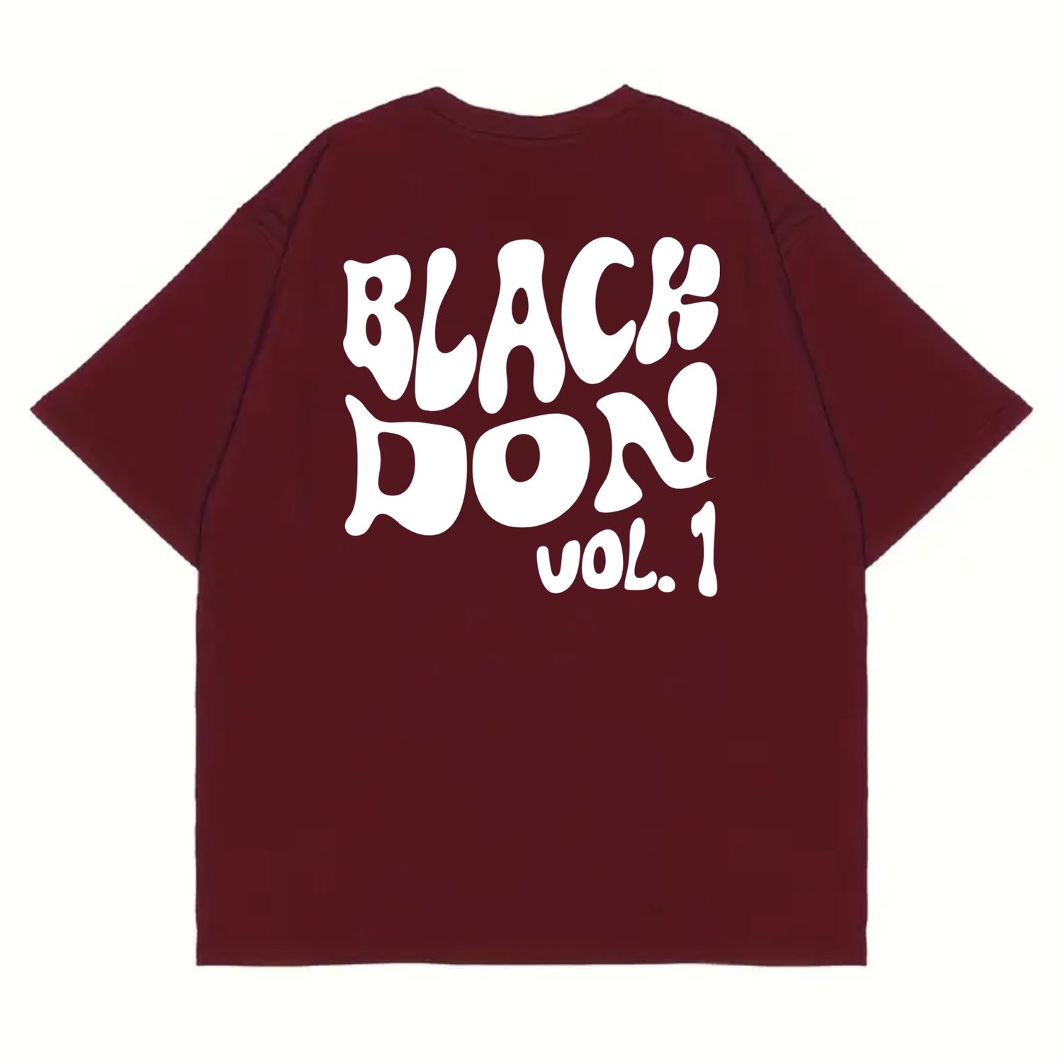 Image of Black Don Vol. 1 Tee - Maroon (Main Cover)