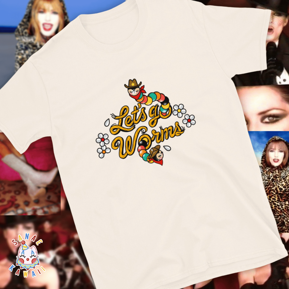 Image of LET’S GO WORMS unisex tee