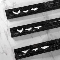 Image 3 of Bats Hand Painted Incense Holder