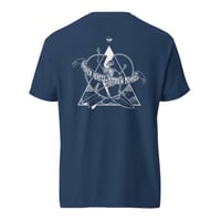 Image 1 of Weeping Skelly Monoprint  heavyweight t-shirt