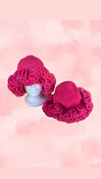 Image 2 of Mommy and Me Ruffle Bucket Hat