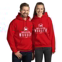 Image 9 of Classic Brackish Wooder Unisex Hoodie (White Logo)