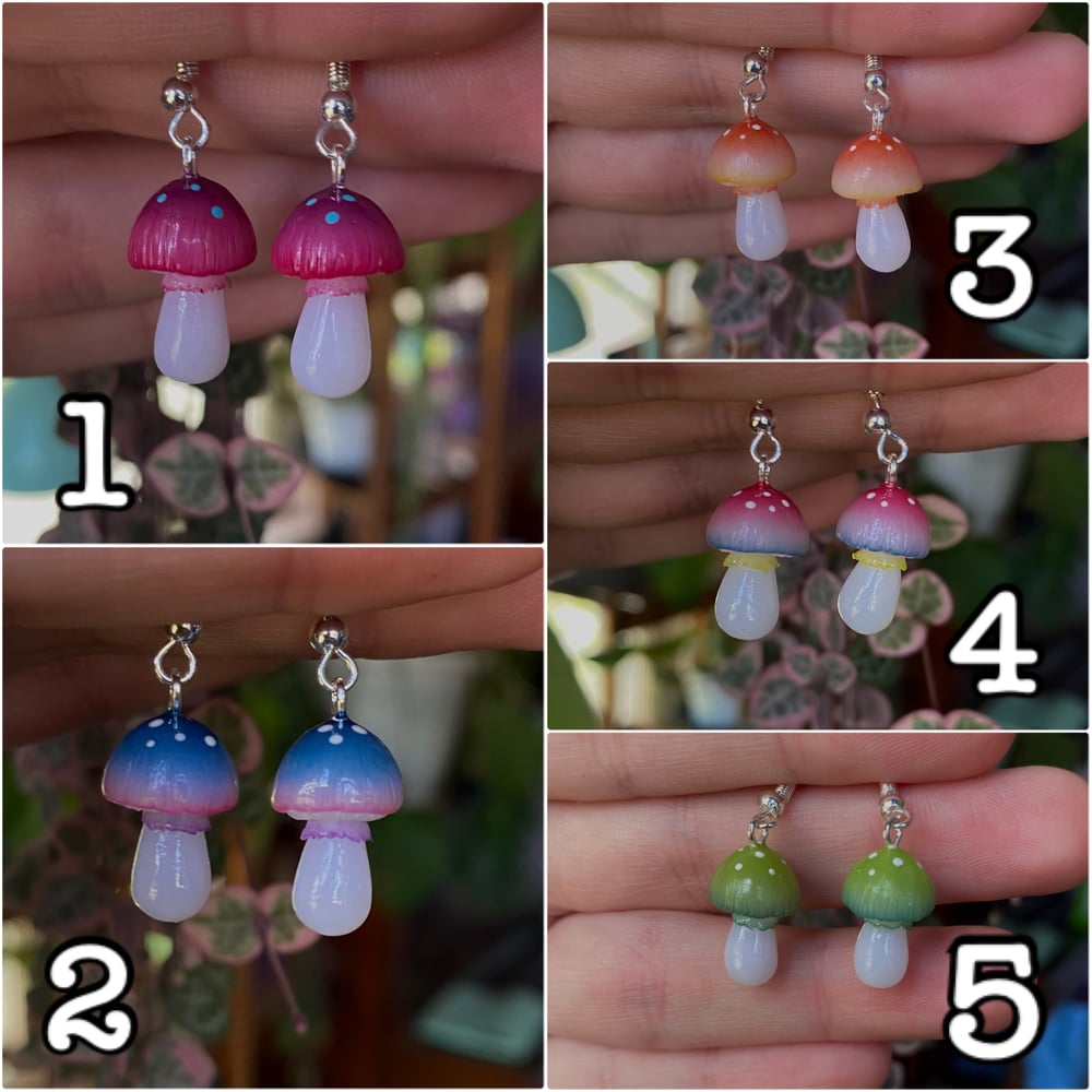 Image of Mushroom Earrings