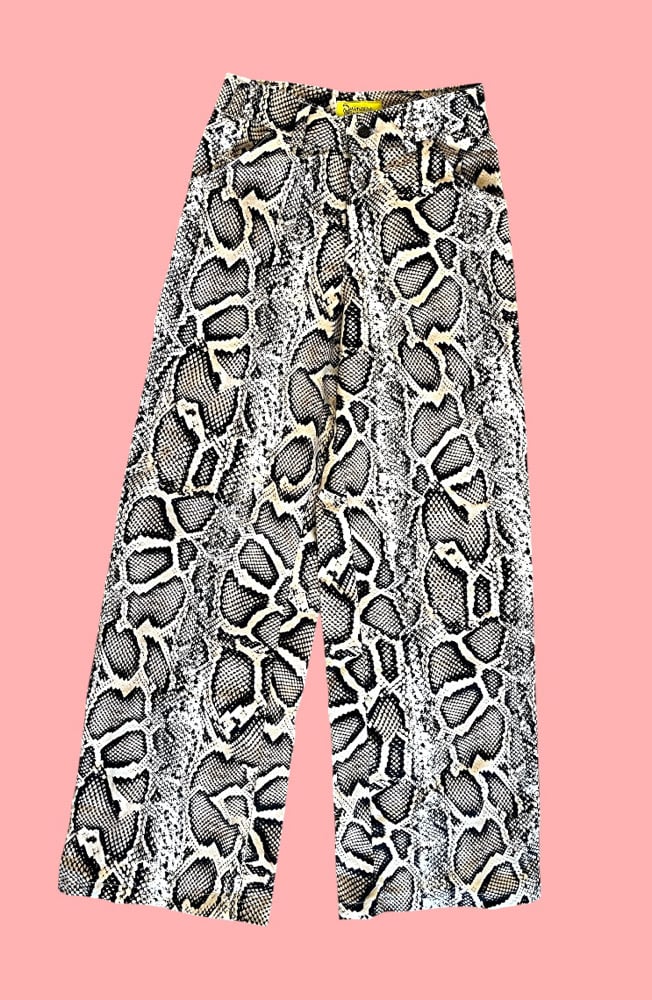 Image of Snake Wide leg Pants
