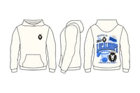LocalHoops Built Local Fleece Hoodie - Ivory White/Royal Blue
