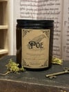 The Poe Candle - Black Amber & Clove Scented Soy Candle  