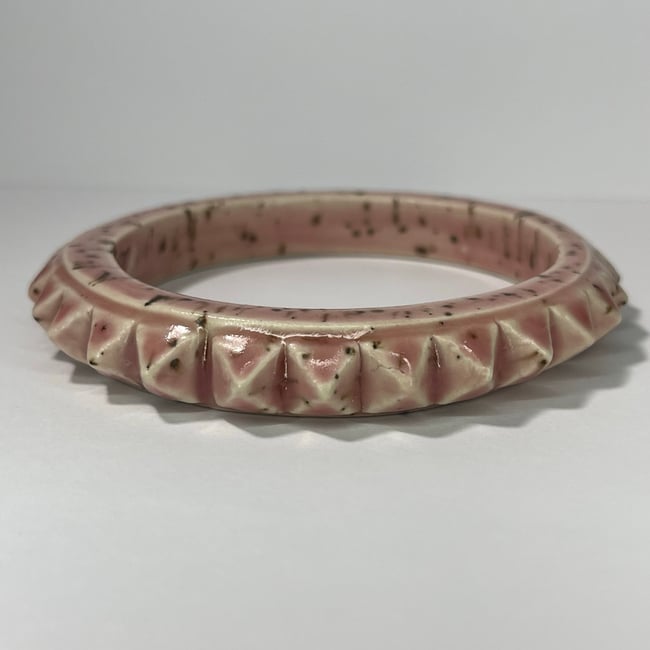 Chocolate Strawberry Studded Bracelet - 8 in Inner Diameter