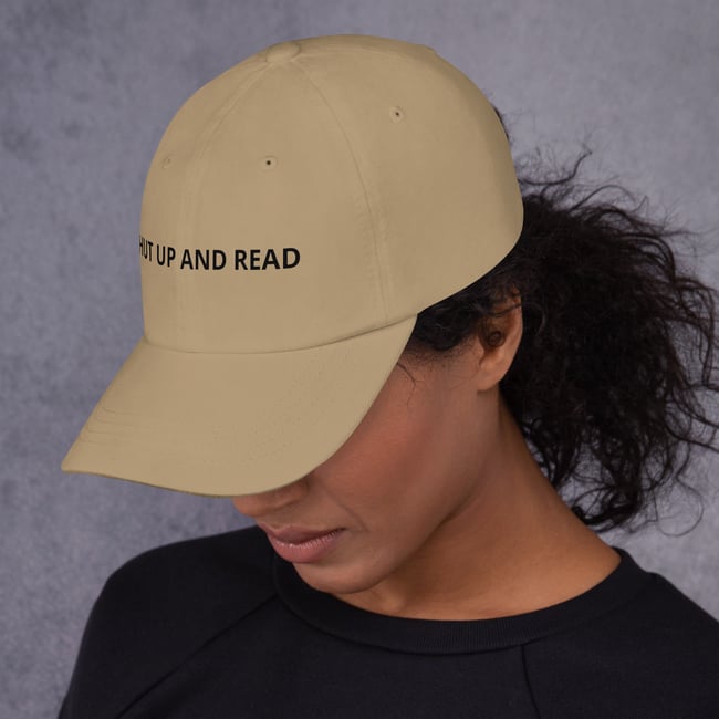 Shut Up & Read cap