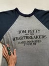 '81 Tom Petty and the Heartbreakers 'hard promises' tour raglan tshirt tee 