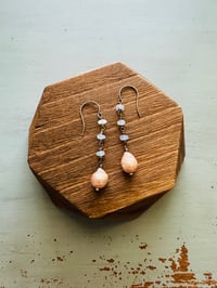 Image 15 of baroque pearl and opal earrings