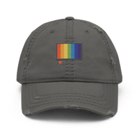 Image 4 of I Love LGTVHD+ Distressed Dad hat