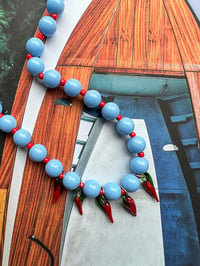 Image 3 of CHILLI BEADED NECKLACE 