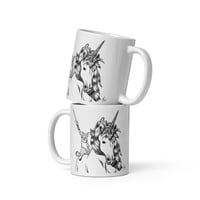 Image 2 of Meowrauder white glossy mug