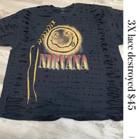 3X Nirvana brown lace destroyed