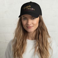 Image 2 of Tastefully Tryon Hat: Sip. Sample. Savor. (Dark Colors)