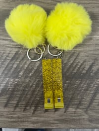 Gold glitter card grabbers 