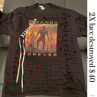 2X Wakanda lace destroyed 