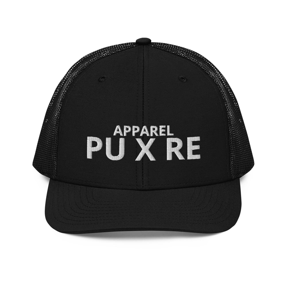 Image of Pure X Logo Script Trucker Cap
