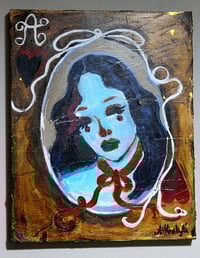 Image 2 of Original Acrylic painting- Current Exhibited work-Ace of hearts 