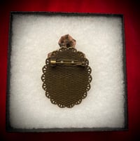 Image 3 of Victorian Flower Copper Brooch